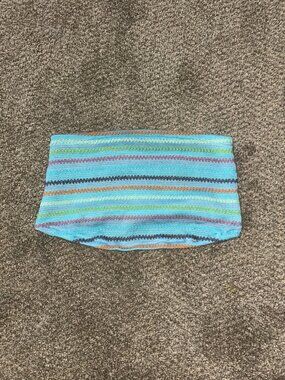 Strapless Colorful Elastic Crop Top